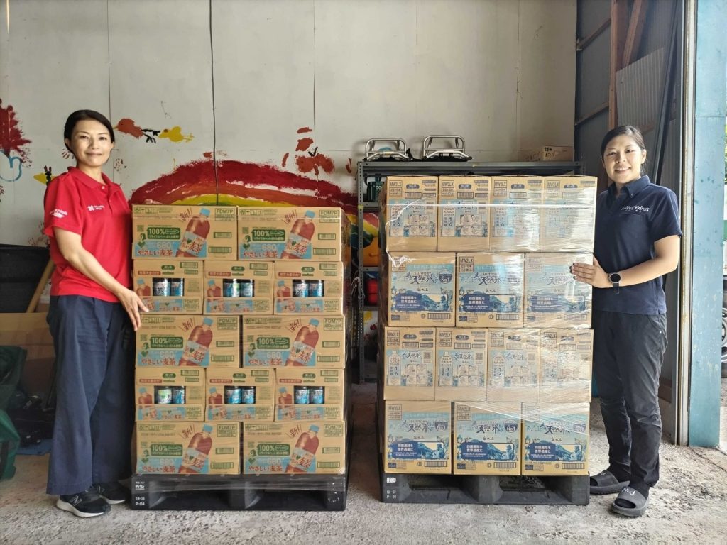 災害時に向けた飲料の共同備蓄を開始!:サントリーホールディングス株式会社様 2 DSC 1846